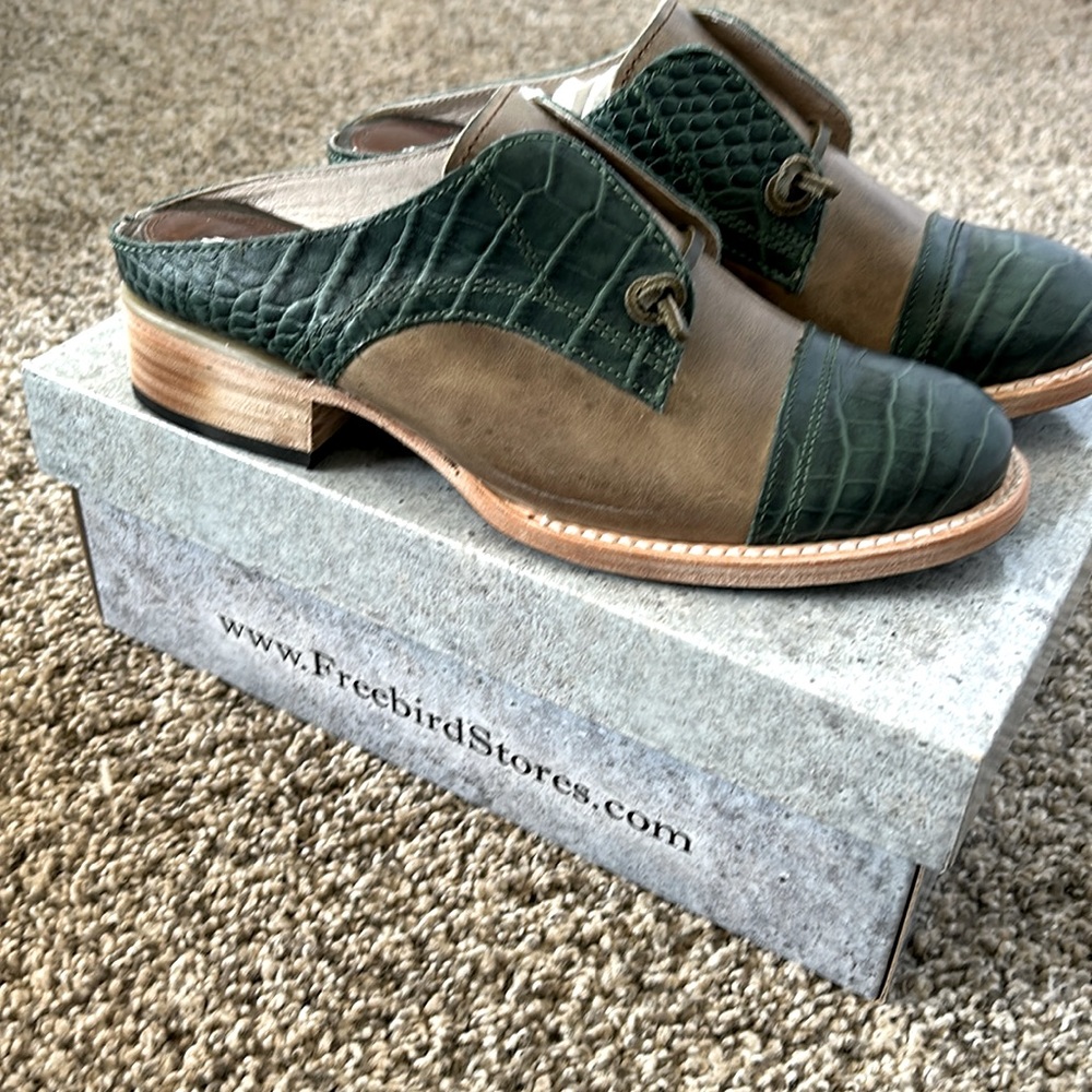 Freebird Malena slide on oxford size 8 NIB